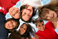 Children in a circle