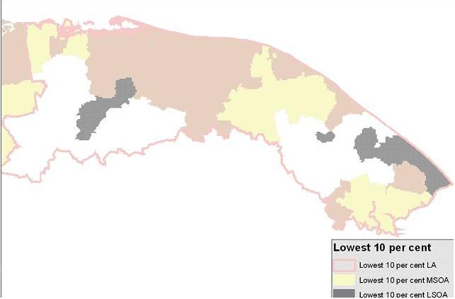 Image of Employment Comparison Map