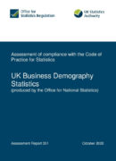Assessment Report: UK Business Demography Statistics