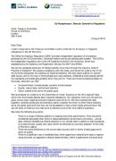 Office for Statistics Regulation - regional imbalances written evidence