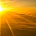 Image of sunlight over clouds