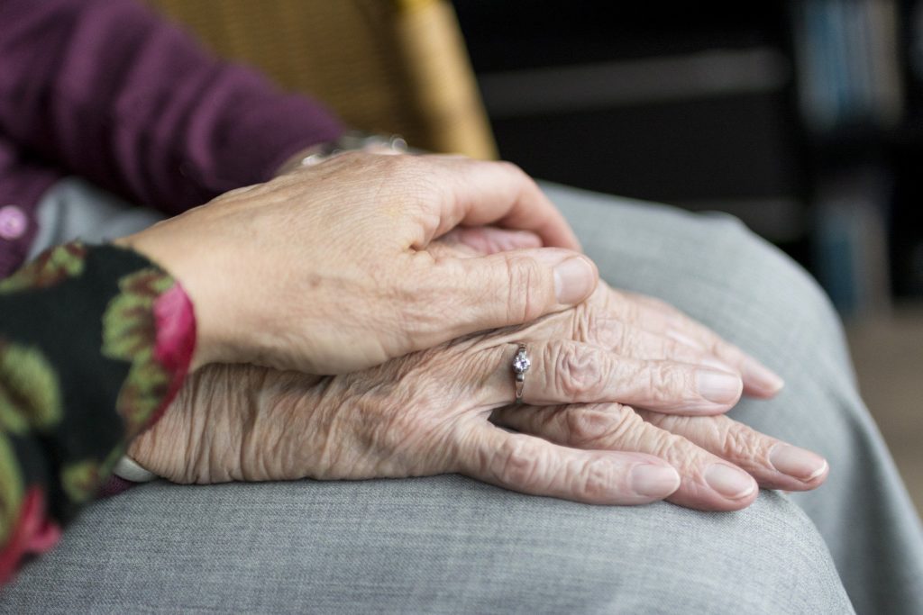 A picture depicting social care