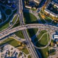 Photo of a road junction